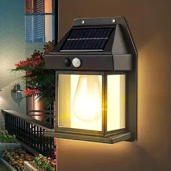 Solar Vintage Outdoor Night Lamp