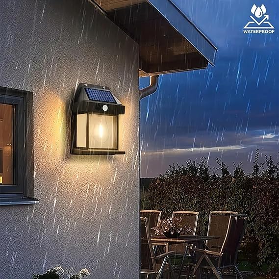 Solar Vintage Outdoor Night Lamp