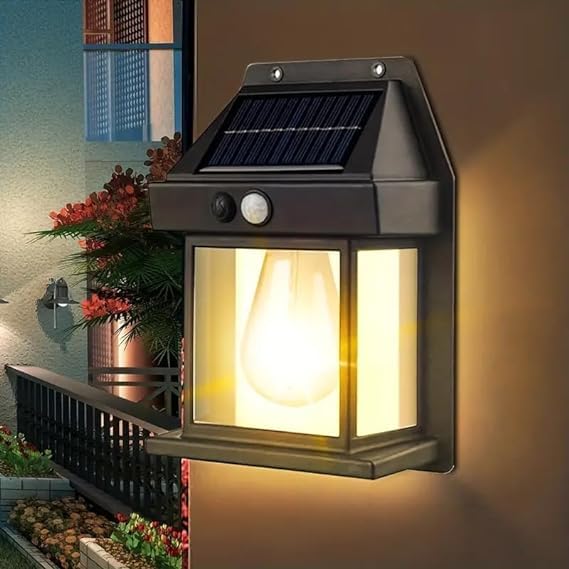 Solar Vintage Outdoor Night Lamp