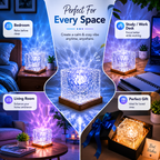 Aurora Wave Ambient Crystal Lamp