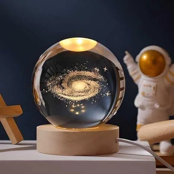 Luxury Crystal Globe Night Lamp