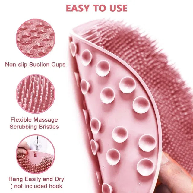 Premium Silicone Bath Scrubber Pad