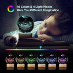 Luxury Crystal Globe Night Lamp