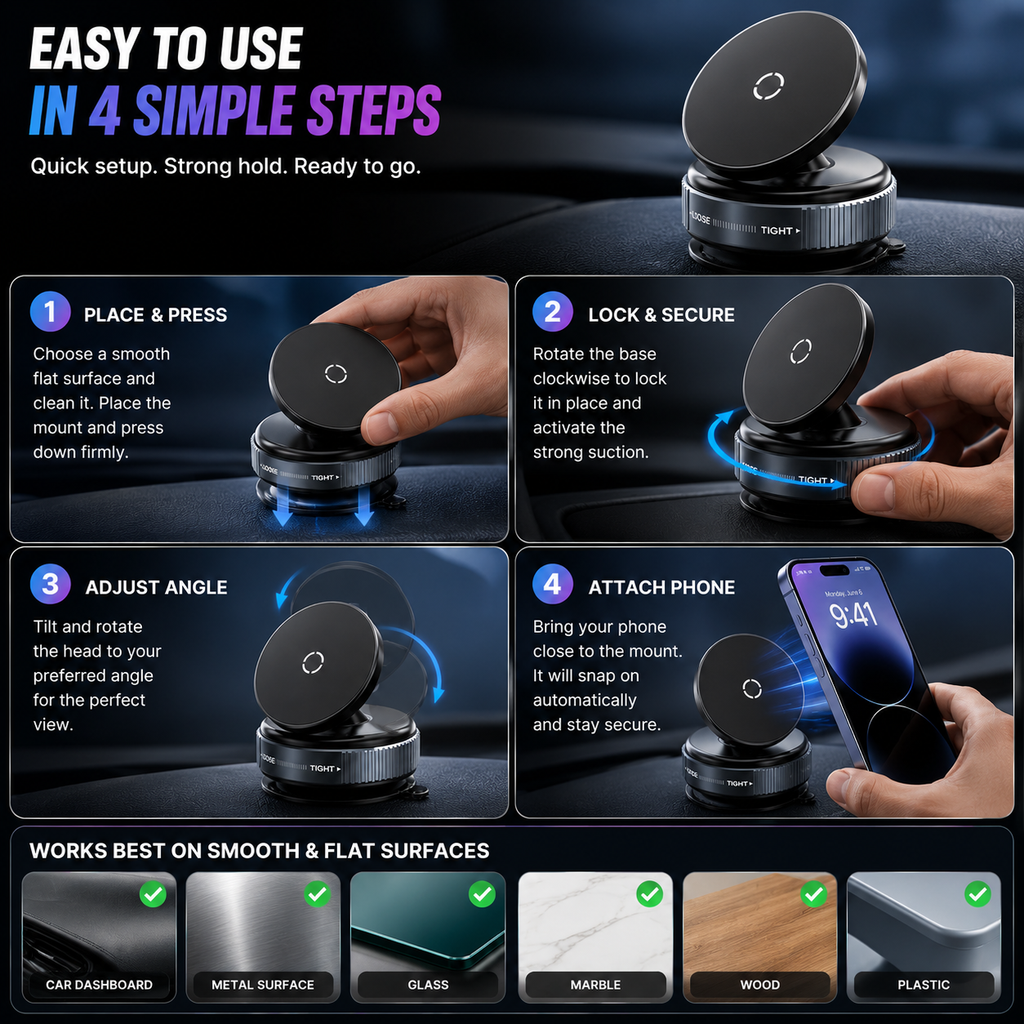 Premium Magnetic Phone Holder