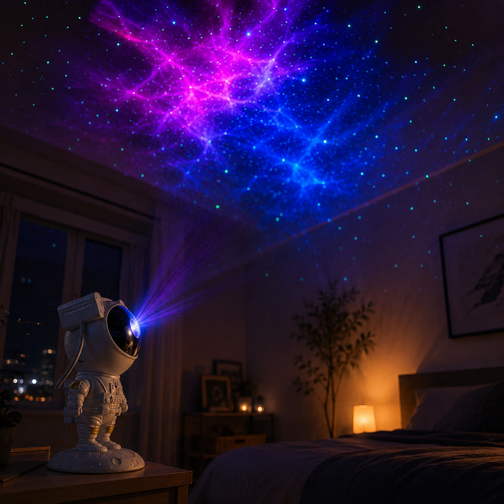 Astronaut Galaxy Star Projector