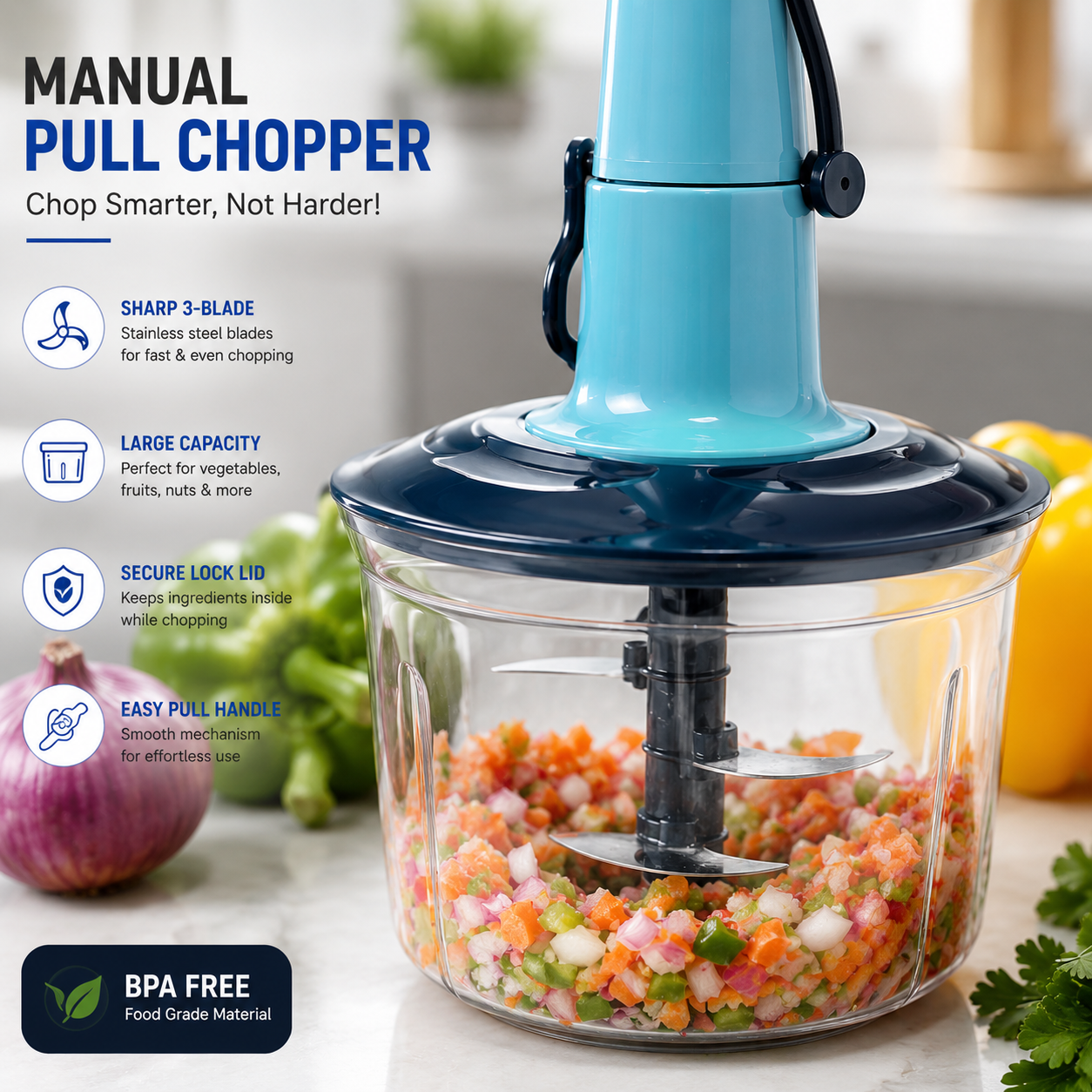 Multi Functional Kitchen Chopper