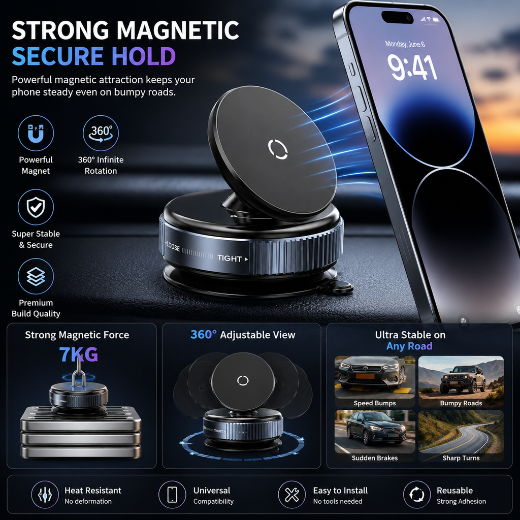 Premium Magnetic Phone Holder